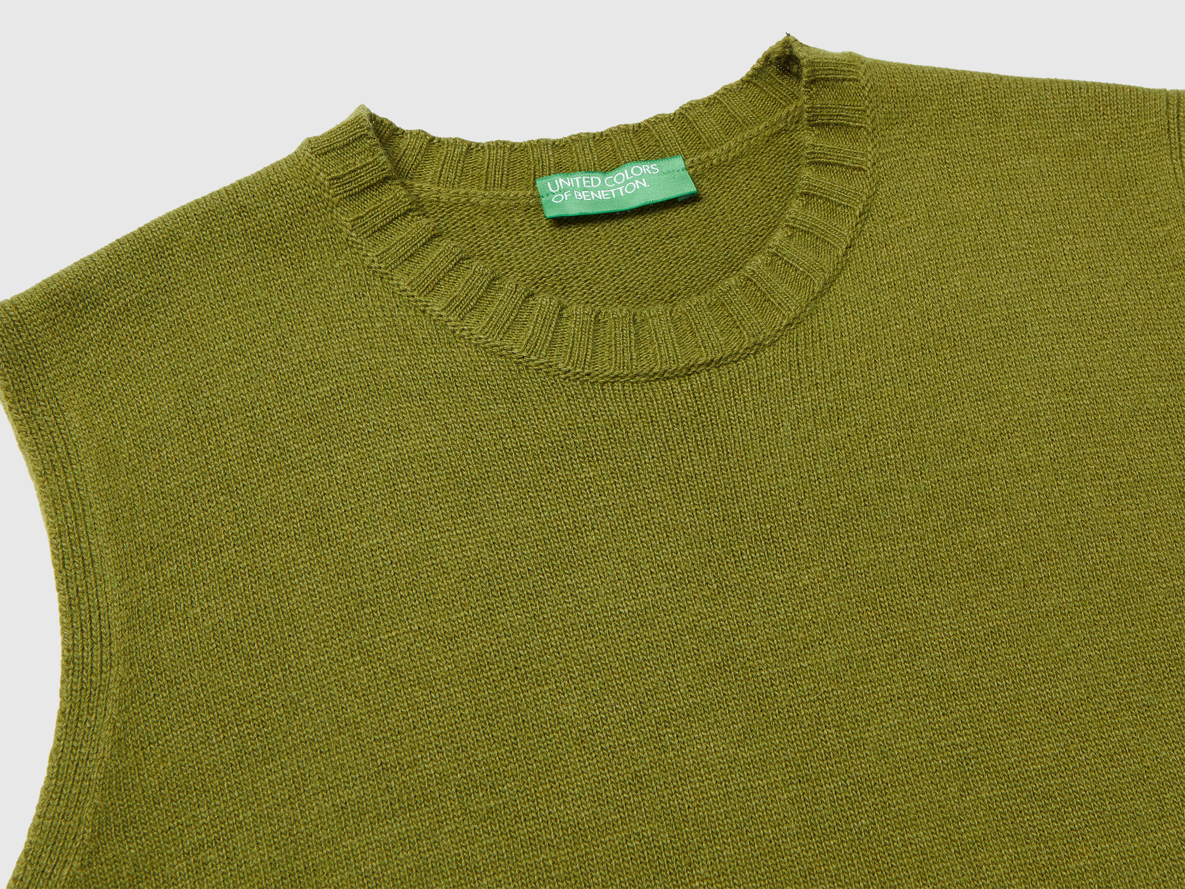 SLEEVELESS SWEATER Women image number 7